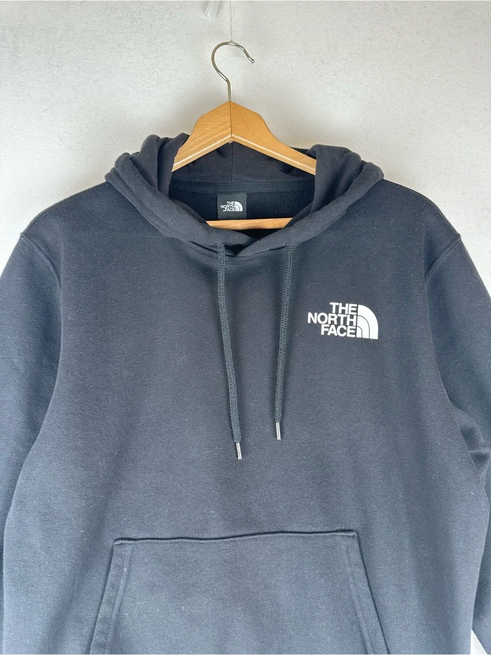 The North Face Hooded Half Dome Logo Back Graphic Sweatshirt Black
